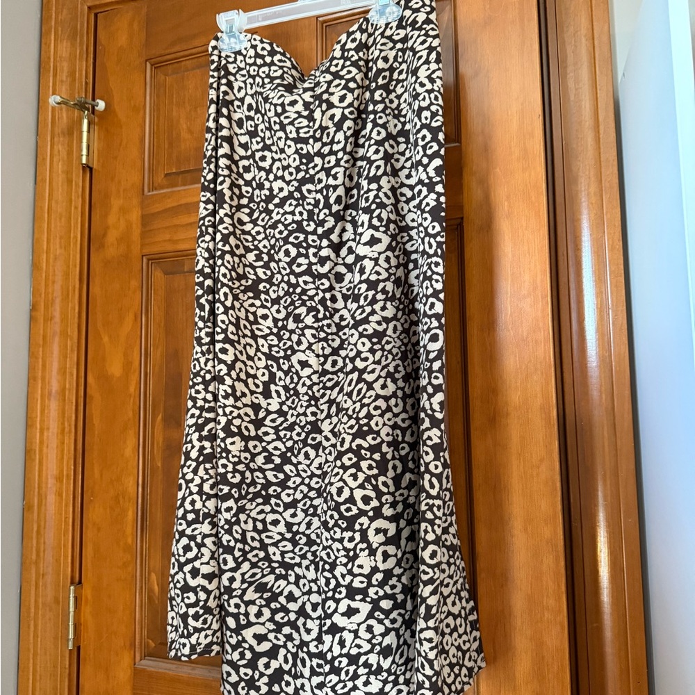 Leopard Print Women's Skirt